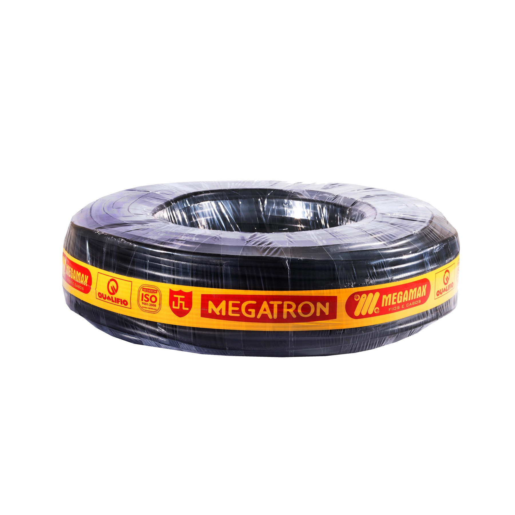 Cabo Flexível PP 2x2,5mm 100m Preto 750V Megatron