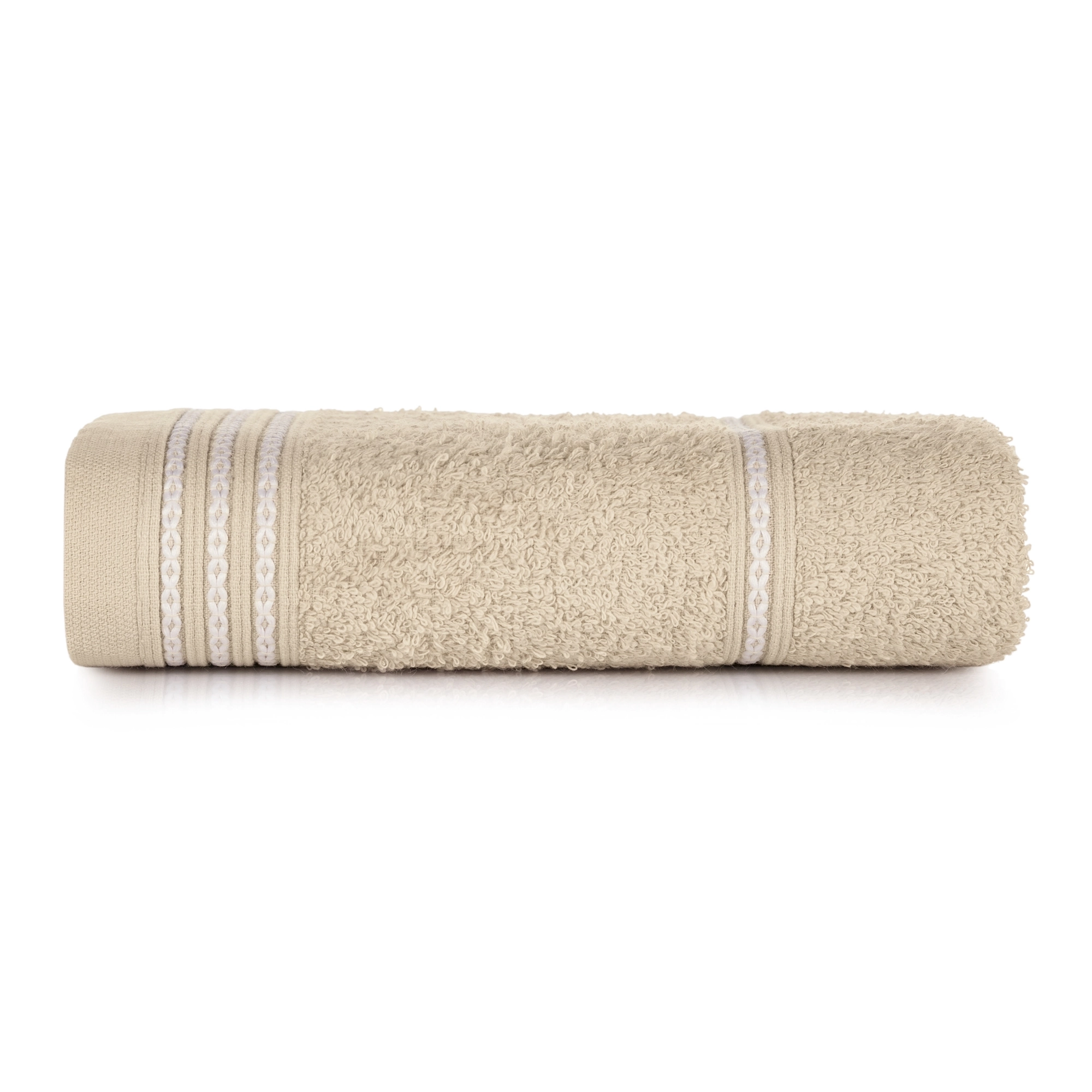 Toalha Banho Striscia Bege Dust Altenburg 70cm X 1,40m