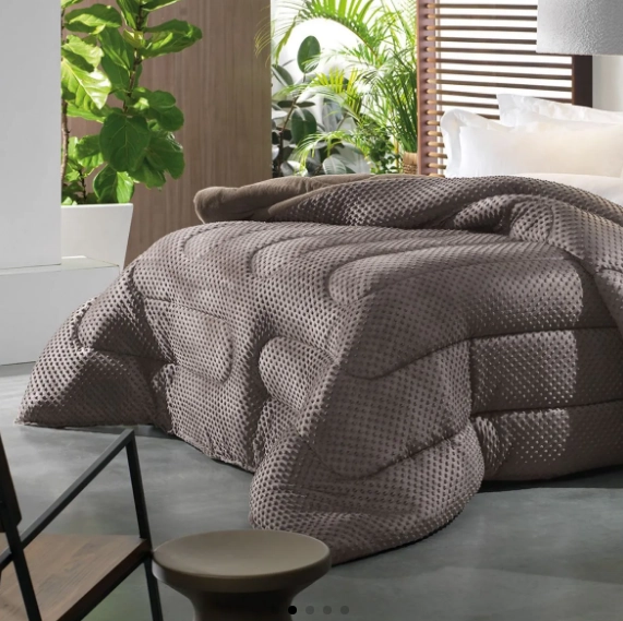 Edredom Blend Sense Pop Up Queen 240x230 Brown Altenburg