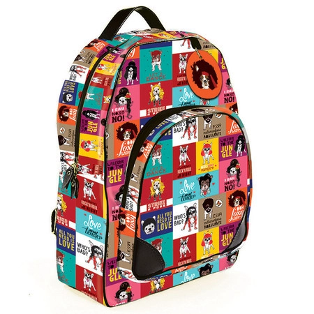 Mochila Couro Carpe Diem Monsters Of Dog