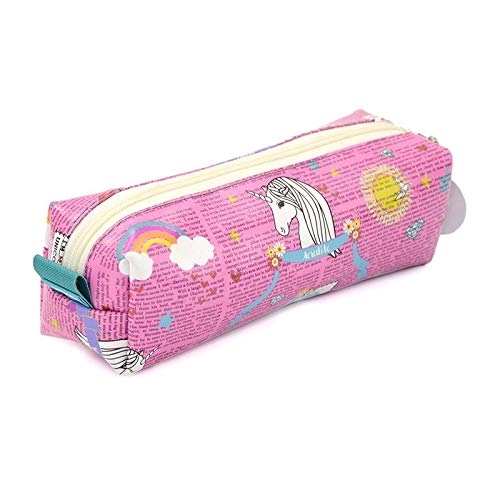 Estojo Mood Estampado Unicornio Rosa