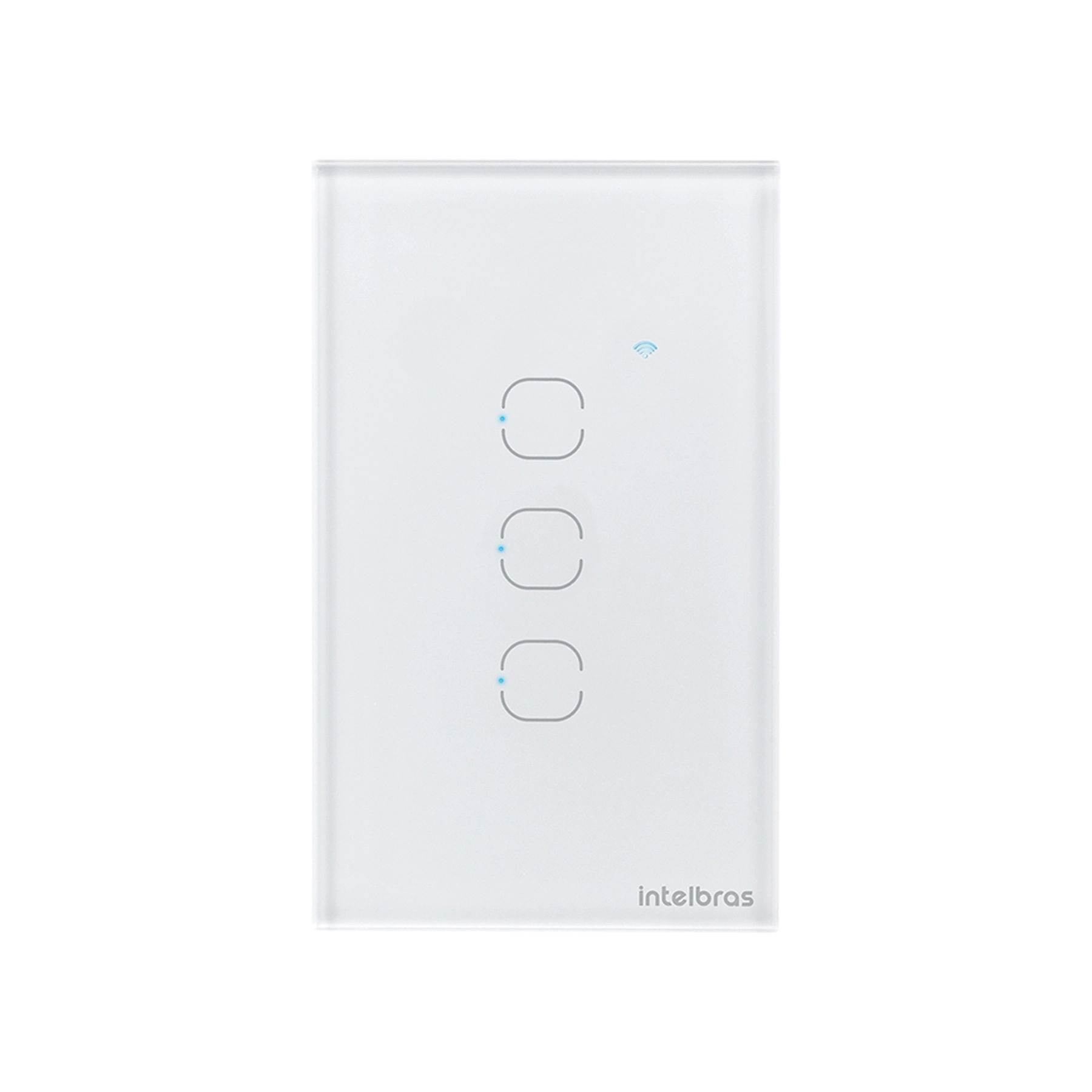 Interruptor Touch Smart Wi-Fi 3 Teclas EWS 1003 Branco Intelbras Izy