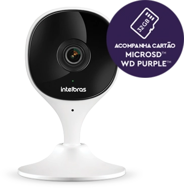 Camera Mibo Infra Imx Wifi Full Hd C/ Cartao 32gb Intelbras