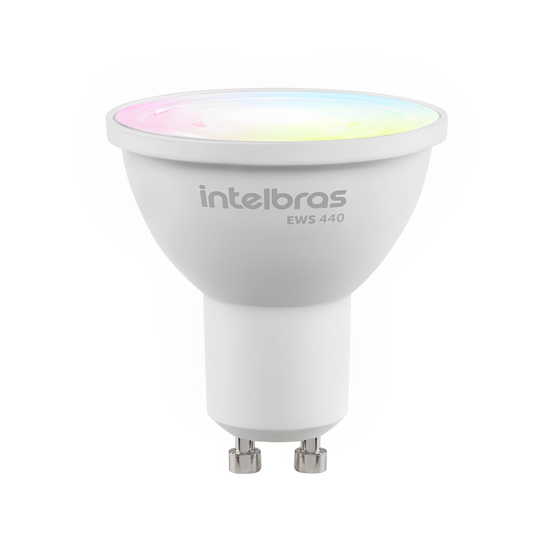 Lâmpada de LED Inteligente GU10 Dicroica 4,8W 350lm Luz RGB Bivolt Intelbras