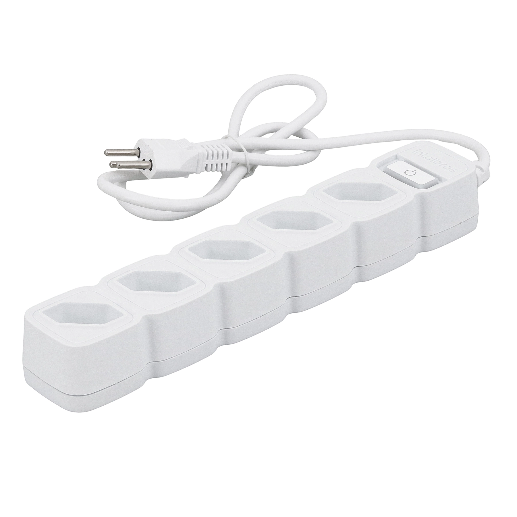 Filtro de Linha 1 Metro 5 Tomadas 10A Branco Intelbras
