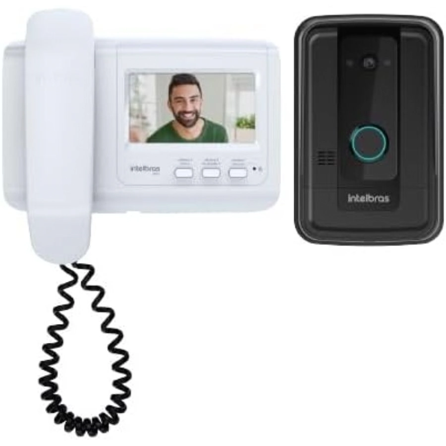 Videoporteiro Residencial Intelbras Ivr 4 - Branco