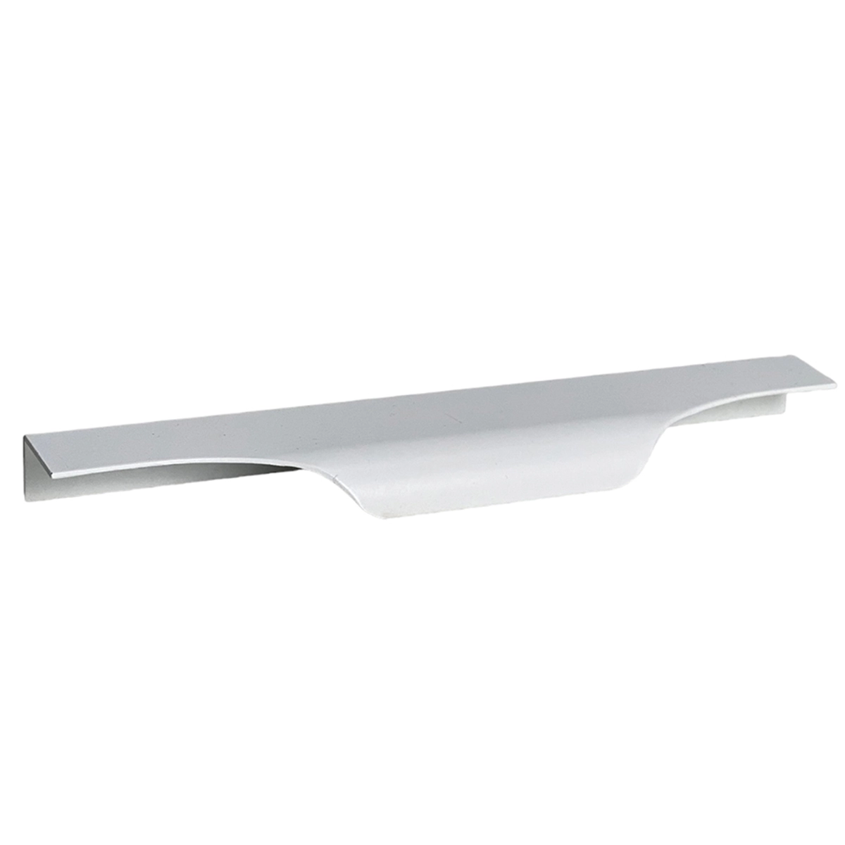 Kit 40 Puxadores Para Móveis Wave Cava Alumínio Branco 180mm Aluminium Decor