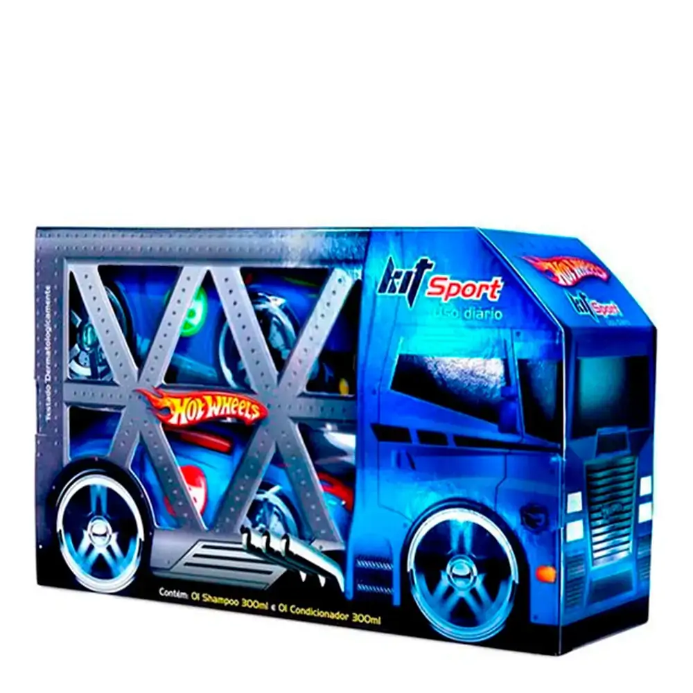 Kit Shampoo Condicionador Hot Wheels