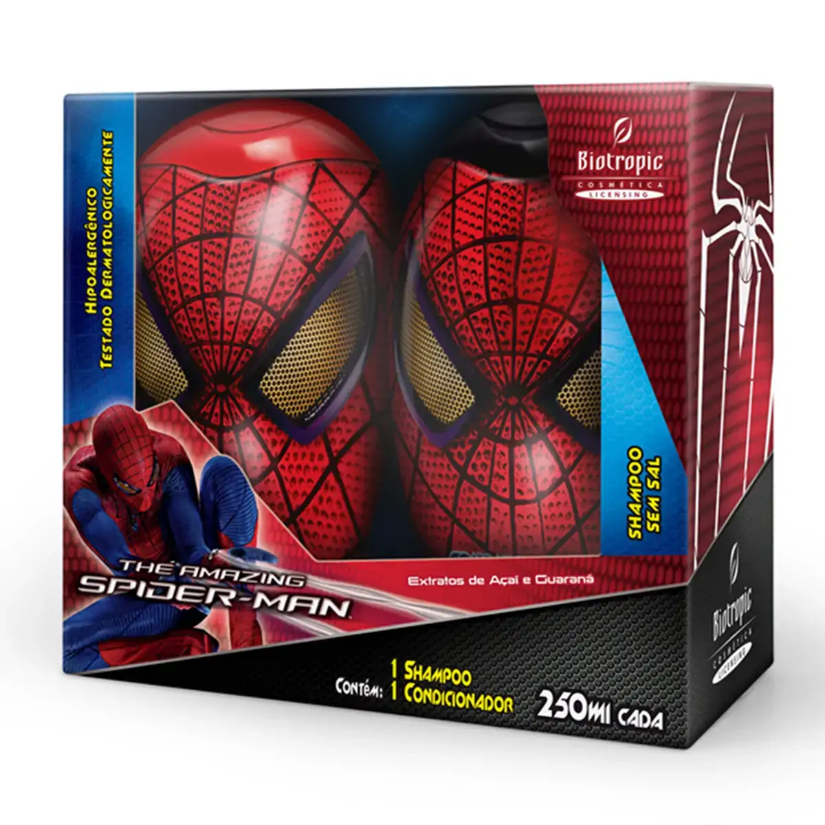 Kit Spiderman Shampoo Condicionador