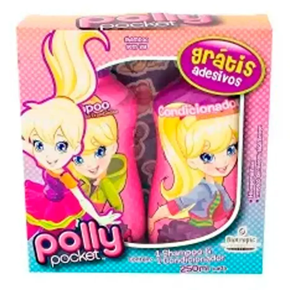 Kit Polly Pocket Shampoo Condicionador Cada