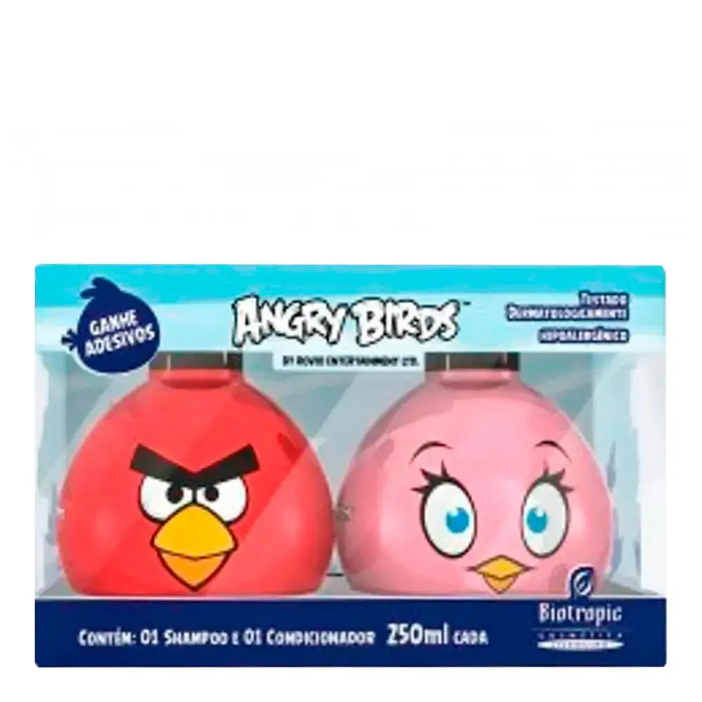 Kit Angry Birds Shampoo Condicionador