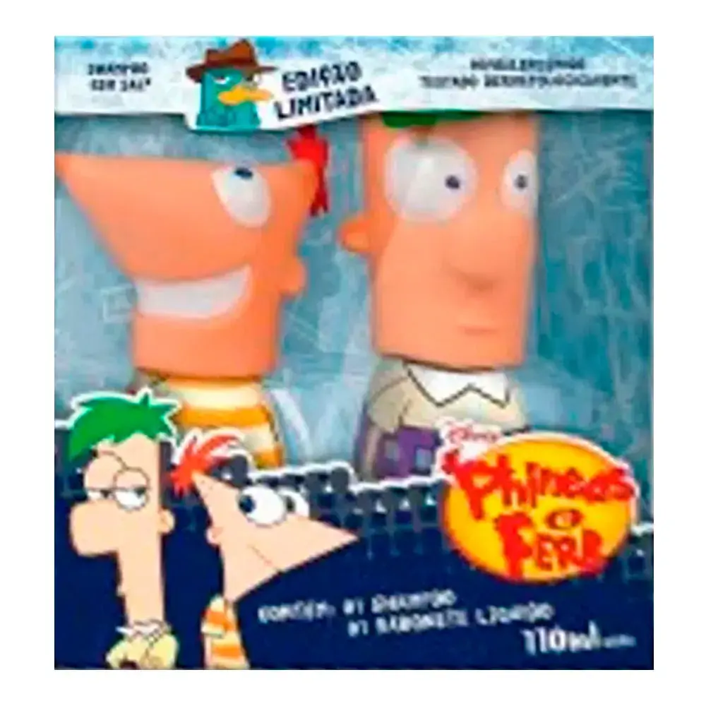 Kit Phineas E Ferb Shampoo Sabonete Liquido