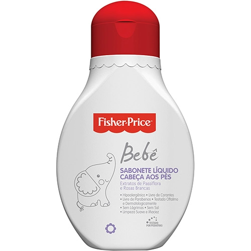 Sabonete Líquido Fisher Prince Cabeca Aos Pes