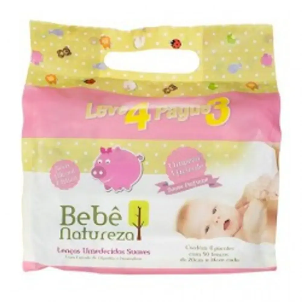 Kit Bebe Nat Lencos Umed Amarelo Lv4 Pg3