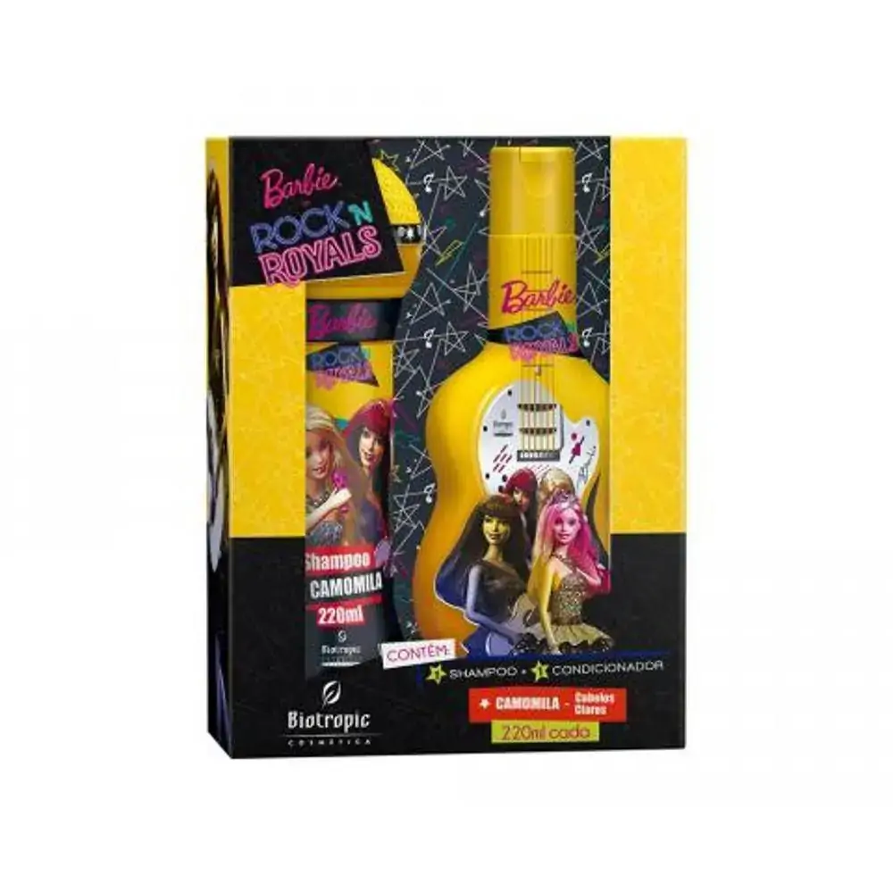 Kit Inf Barbie Rock Shampoo Condicionador Camomila