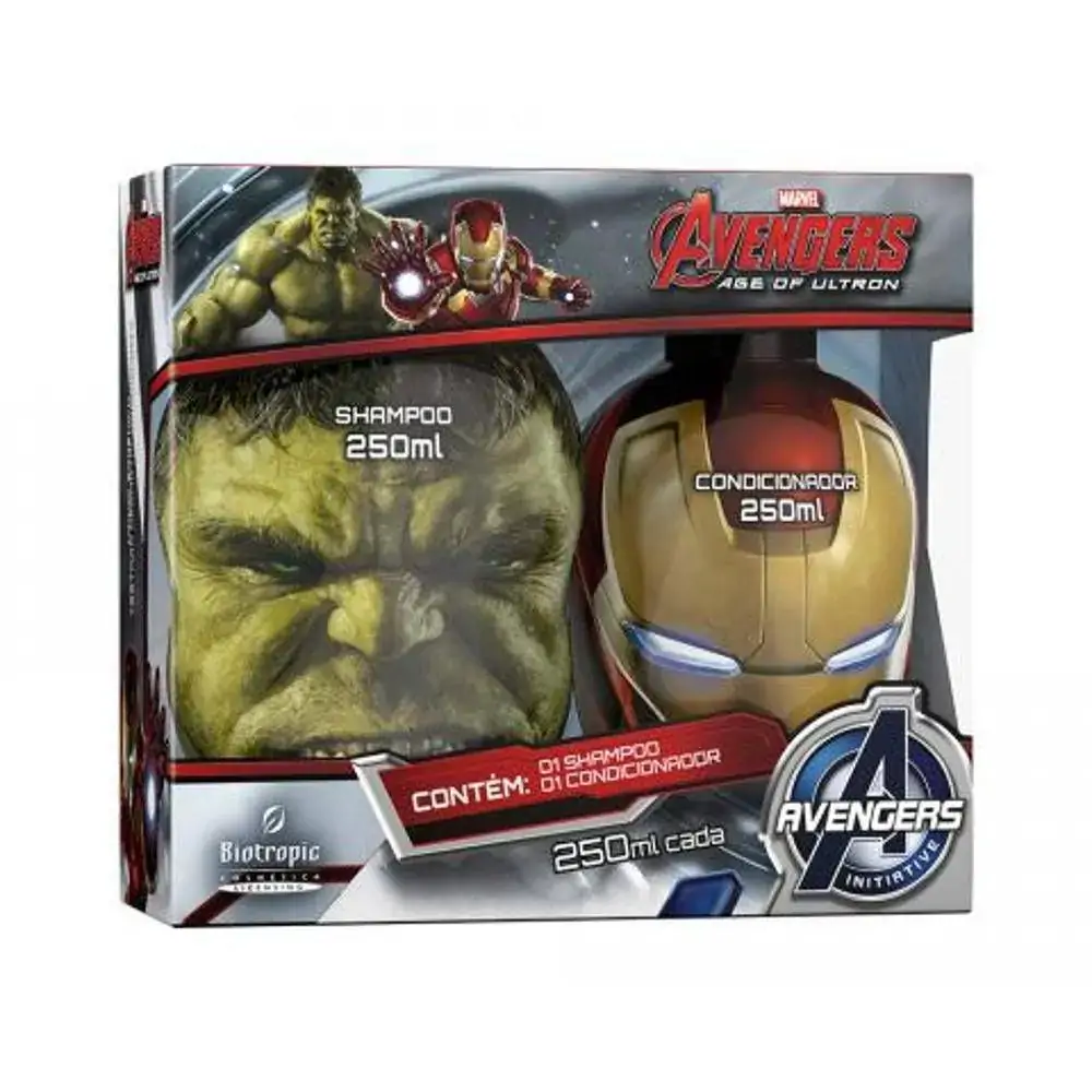 Kit Shampoo Condicionador.hulk/homem De Ferro