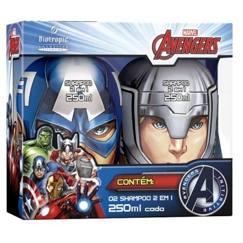 Kit Shampoo.2em1 Capitao America/thor
