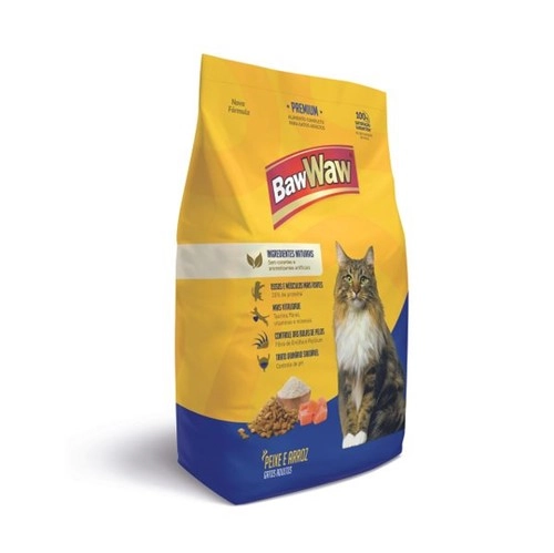 Alim Gatos Baw Waw 500g Peixe