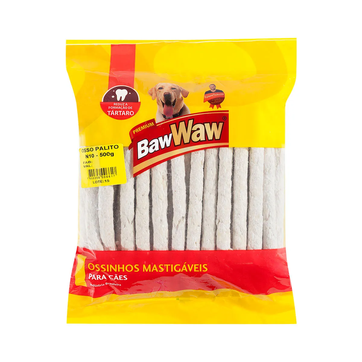 Osso P/caes Baw Waw Palito N.10 500g