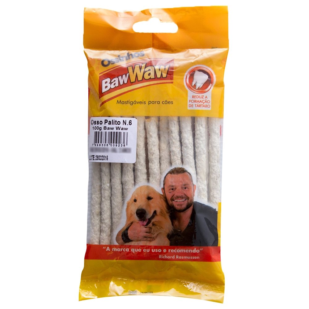 Osso Palito N 6 Baw Waw 100gr