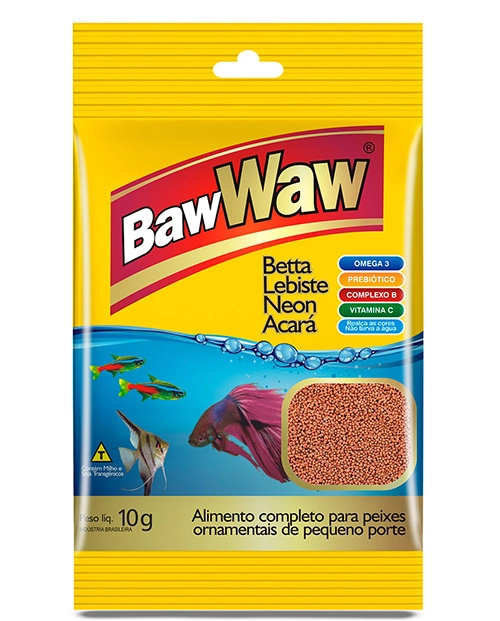 Alimento Para Peixe Betta Baw Waw