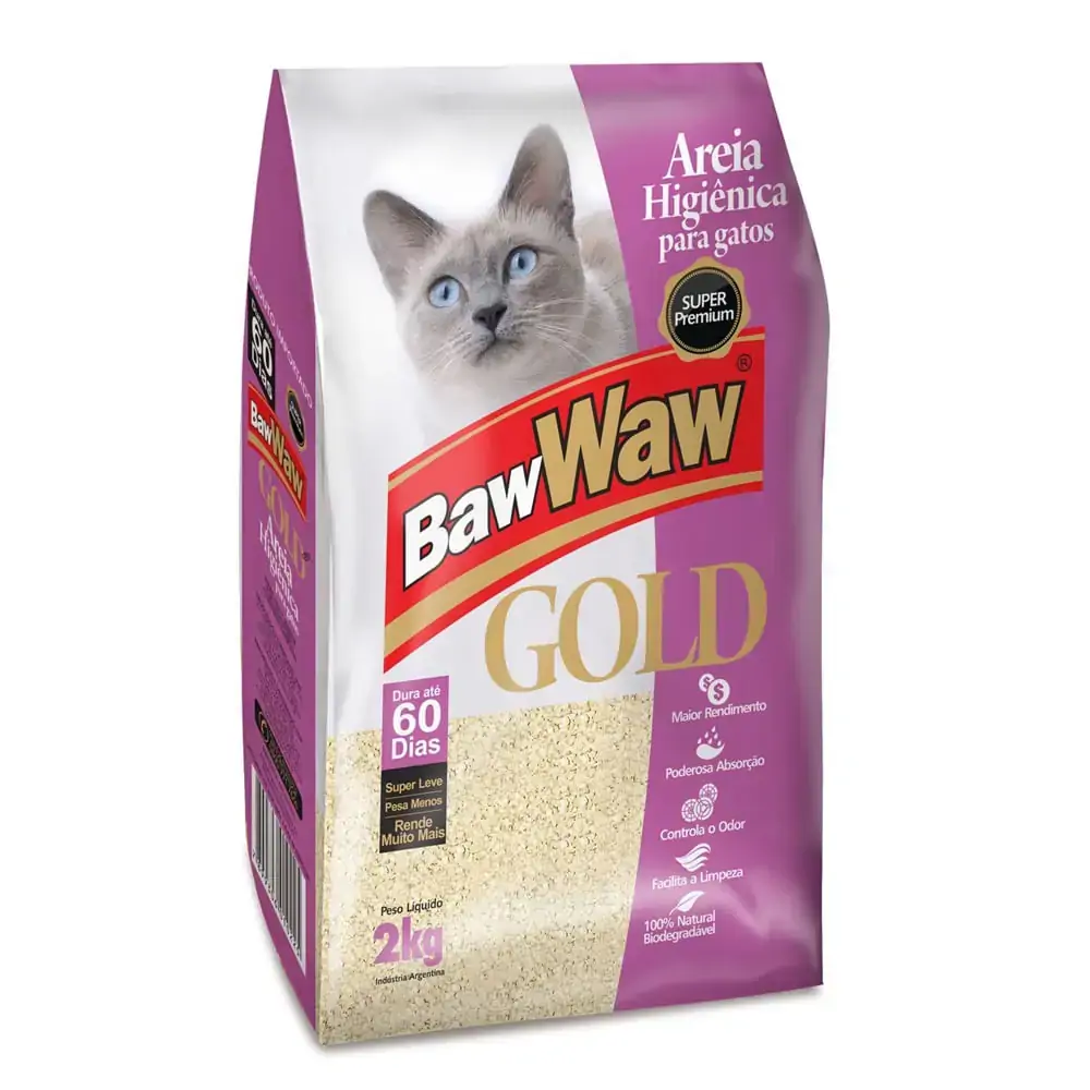 Areia Sanitaria Gold P/gatos 2 Kg