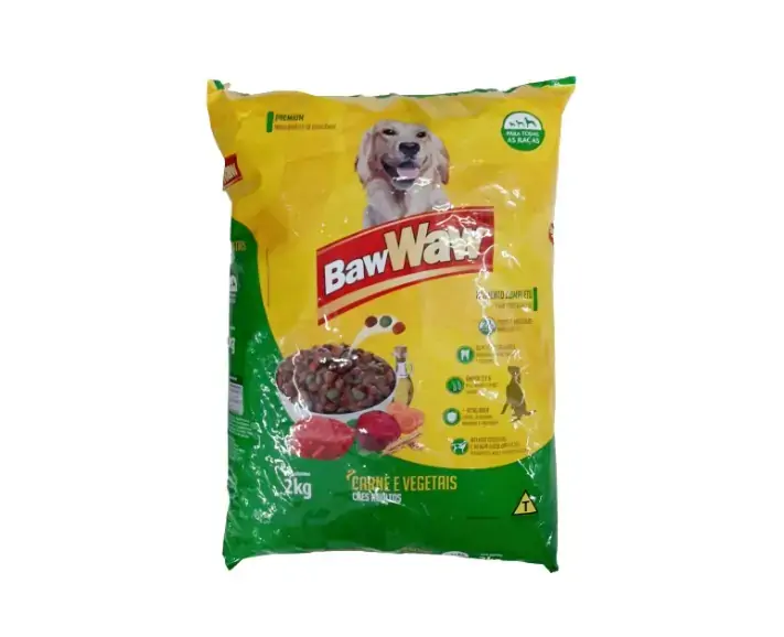 Racao Caes Baw Waw 2kg Carne E Vegetais
