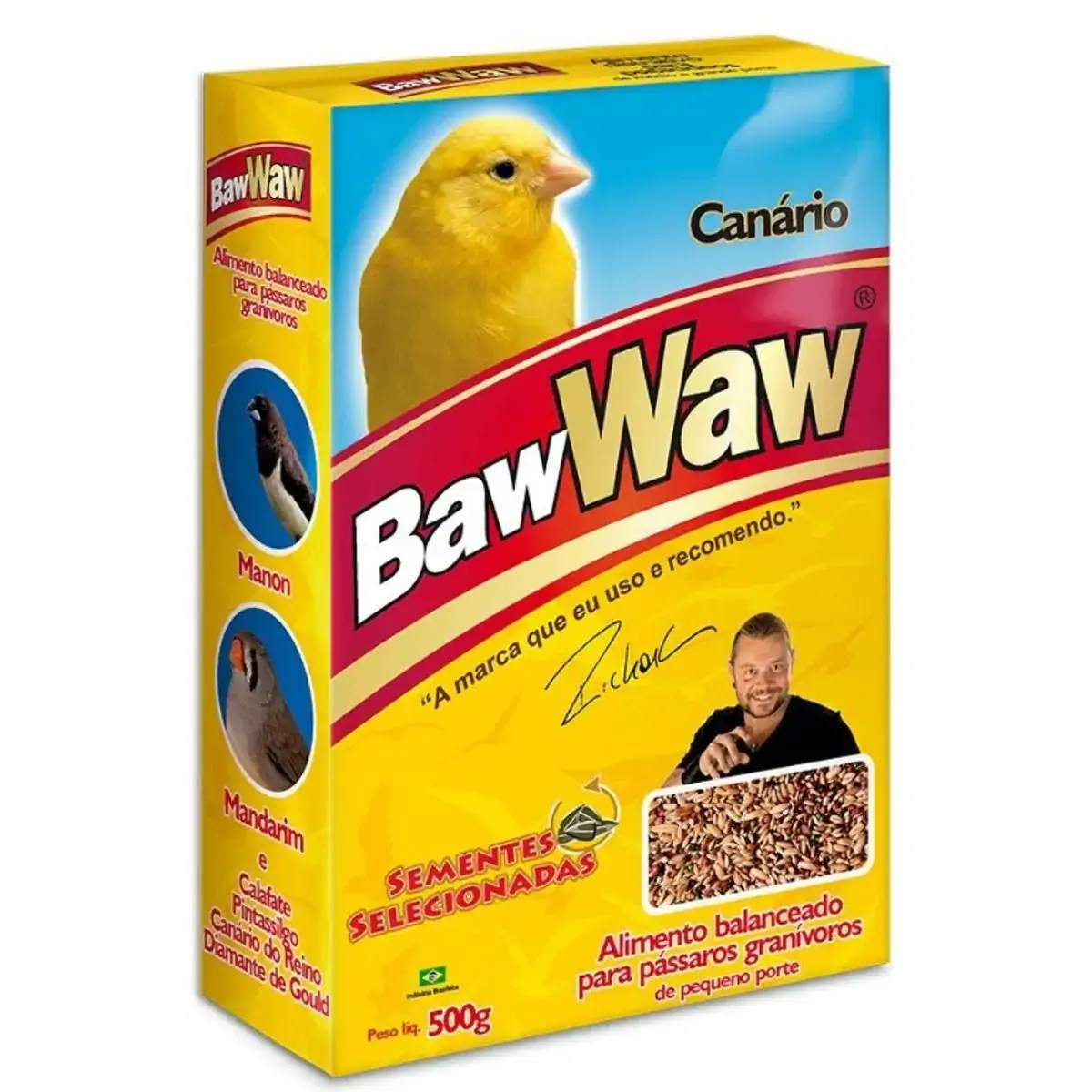 Racao Passaros Baw Waw Canario