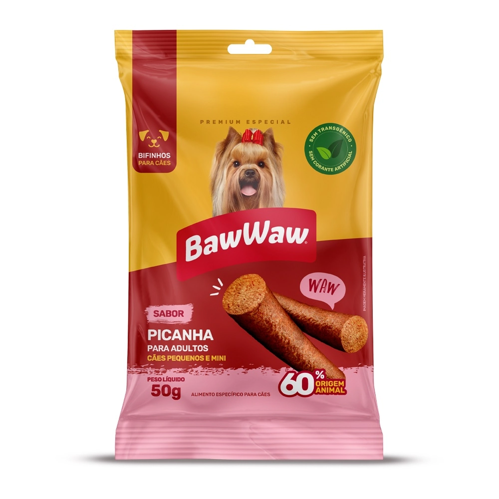 Bifinhos Baw Waw Menu Do Chef 50gr P.porte Picanha