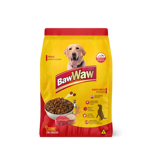 Alim P/caes Baw Waw Carne 10,1kg