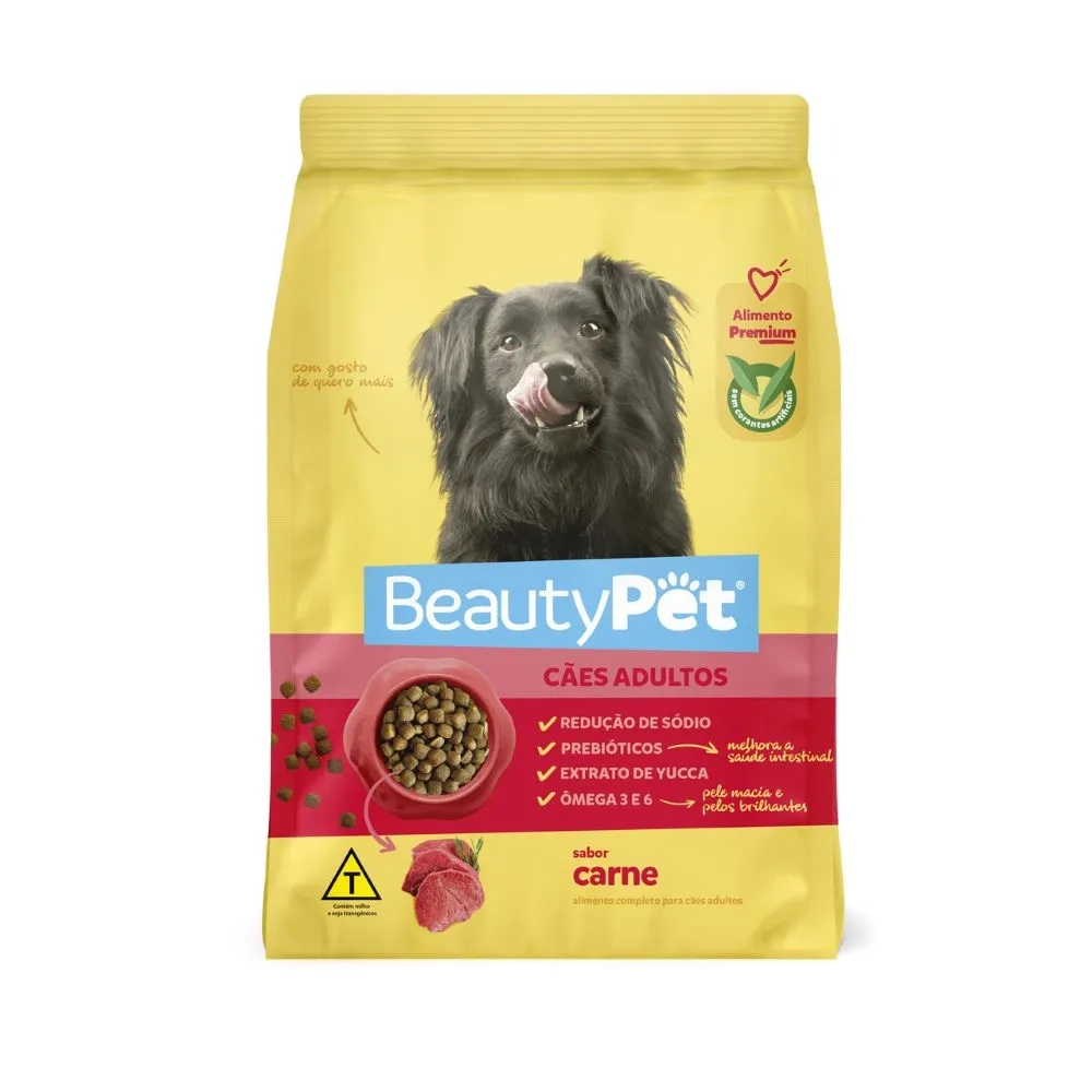 Racao Beauty Pet 900g Carne