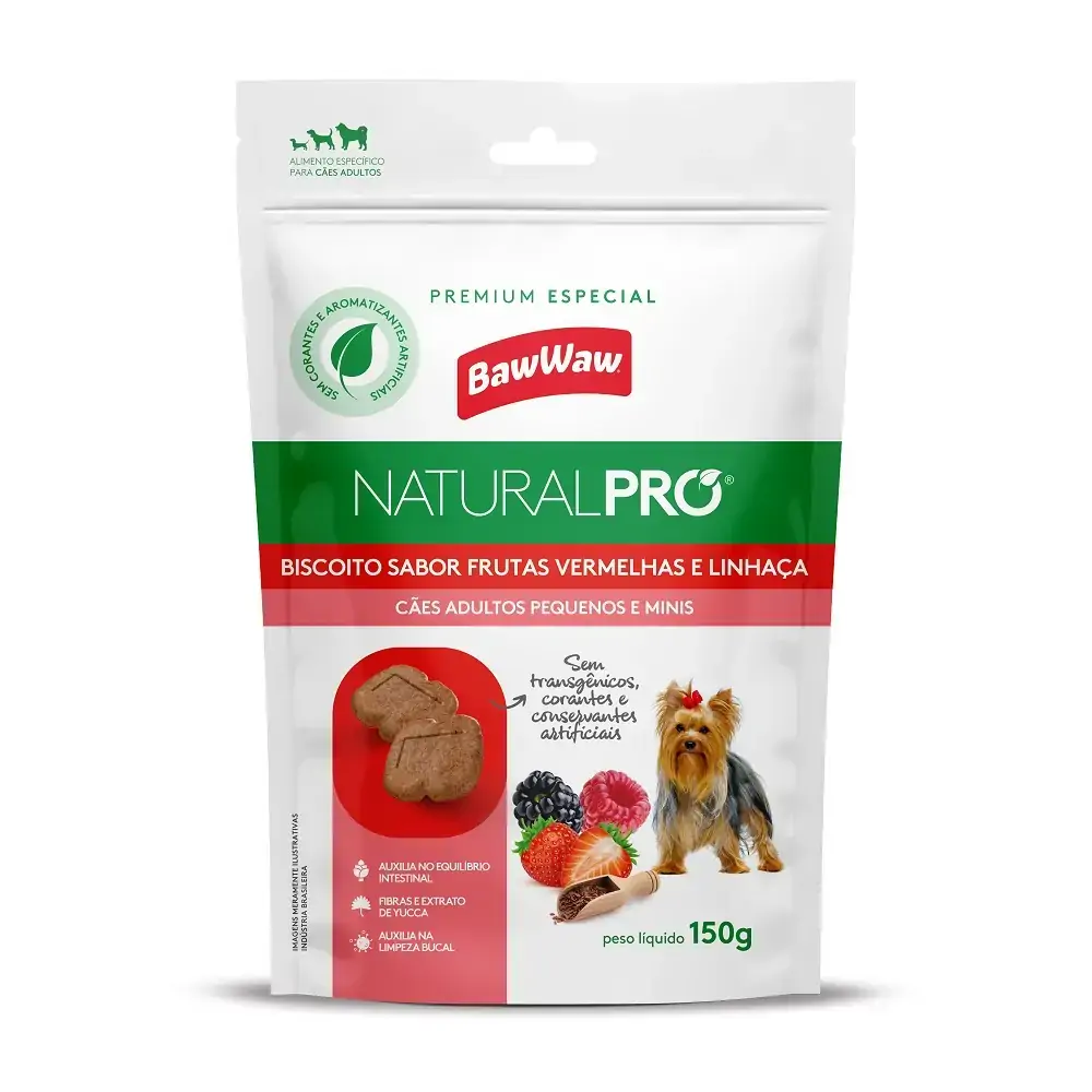 Bisc Baw Waw Natural Ra Peq E Mini 150g