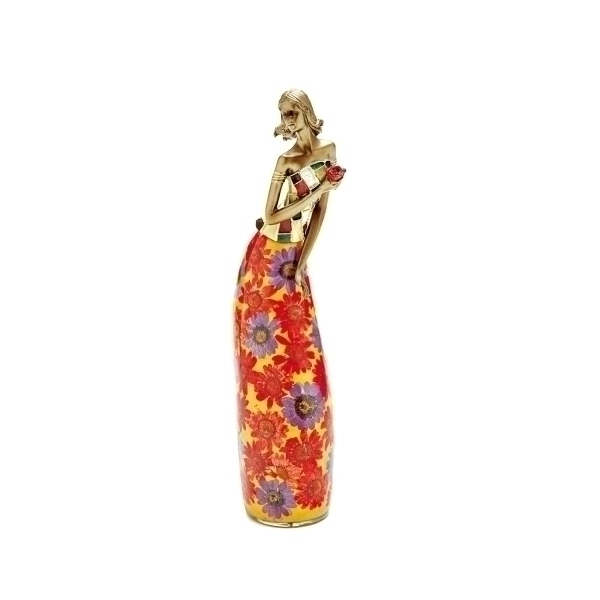 Escultura Btc Mulher Roupa Florida Na0177