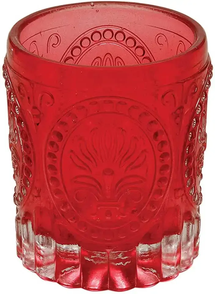 Castical Decorativo Craw Vidro Vermelho Lw0041e