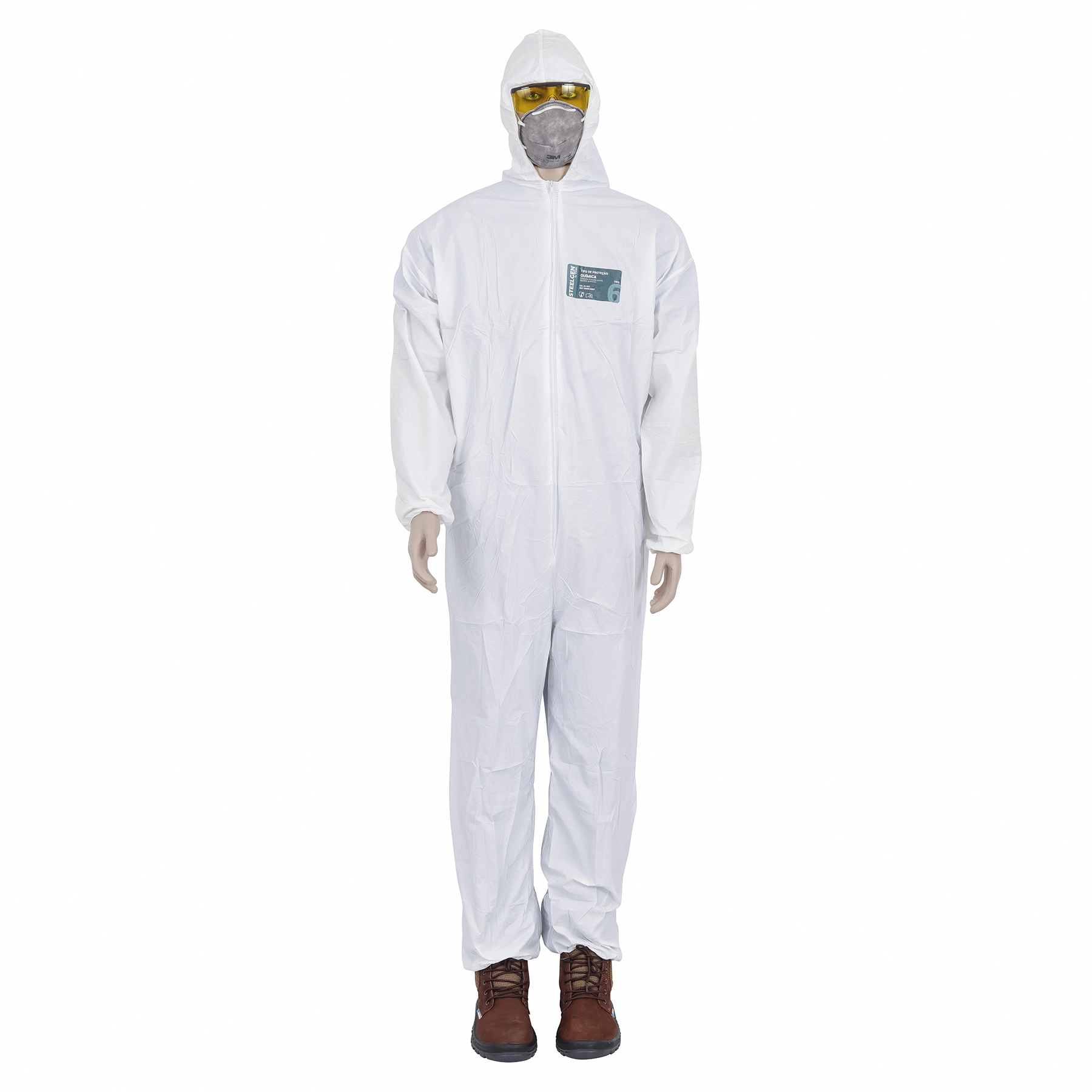 Macacão de Segurança Steelgen XG Branco Danny