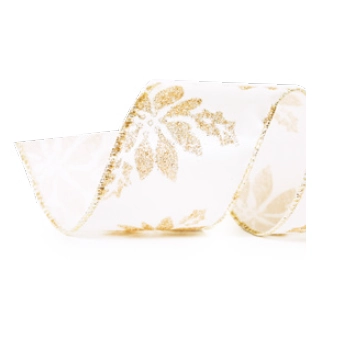 Fita Natal Flores Nude 6,3x914cm Re.1641432 Cromus