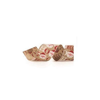 Fita Natal Hohoho E Noel/vrm 6,3cm Cromus