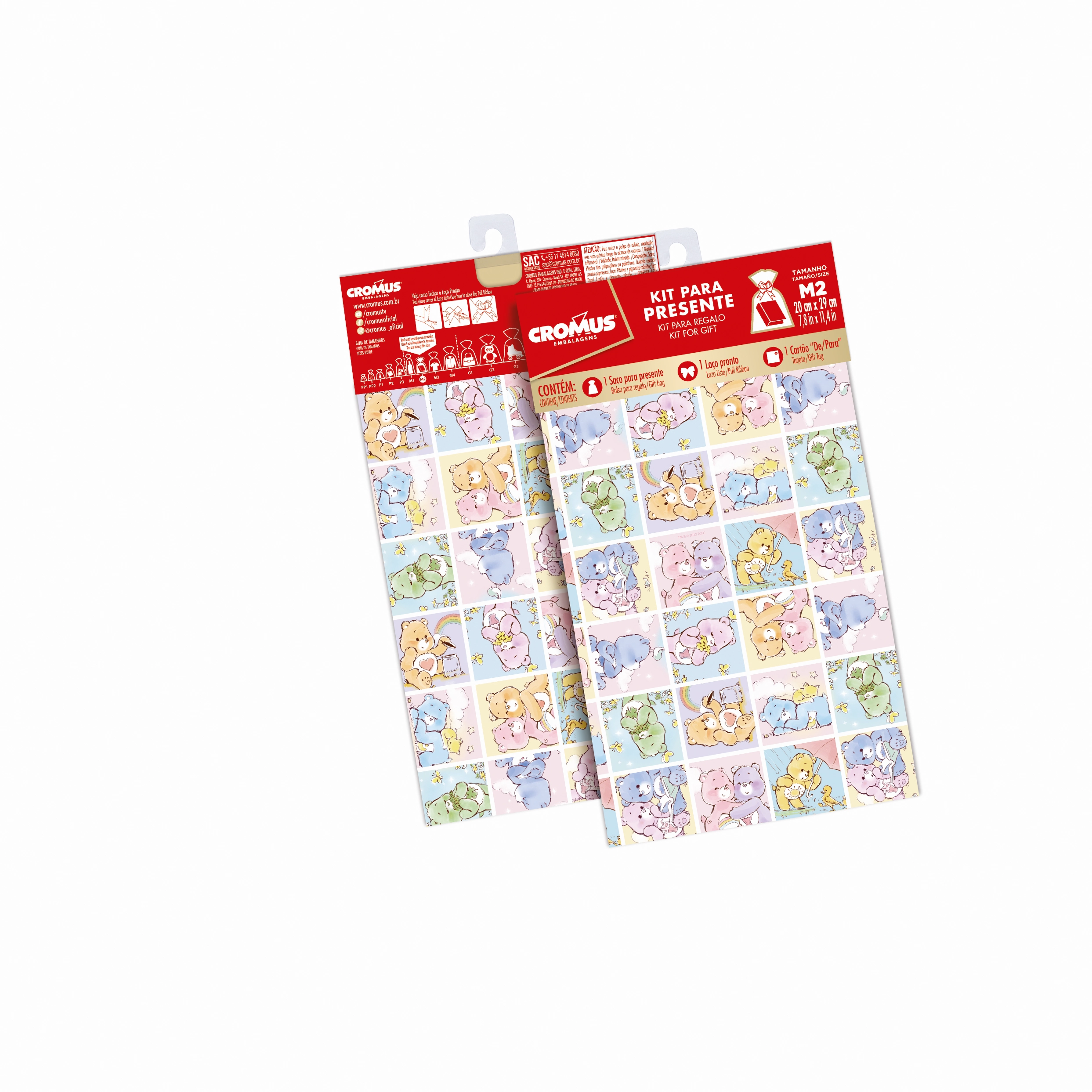Kit Auto Serv Cromus C/1unid 45x594 Ursinhos Carinhosos