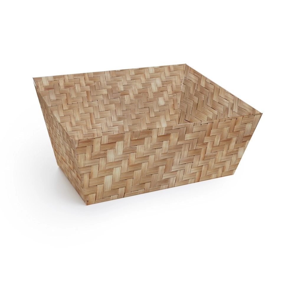 Cesta Cartao Trapezio P 19x13x8 Palha