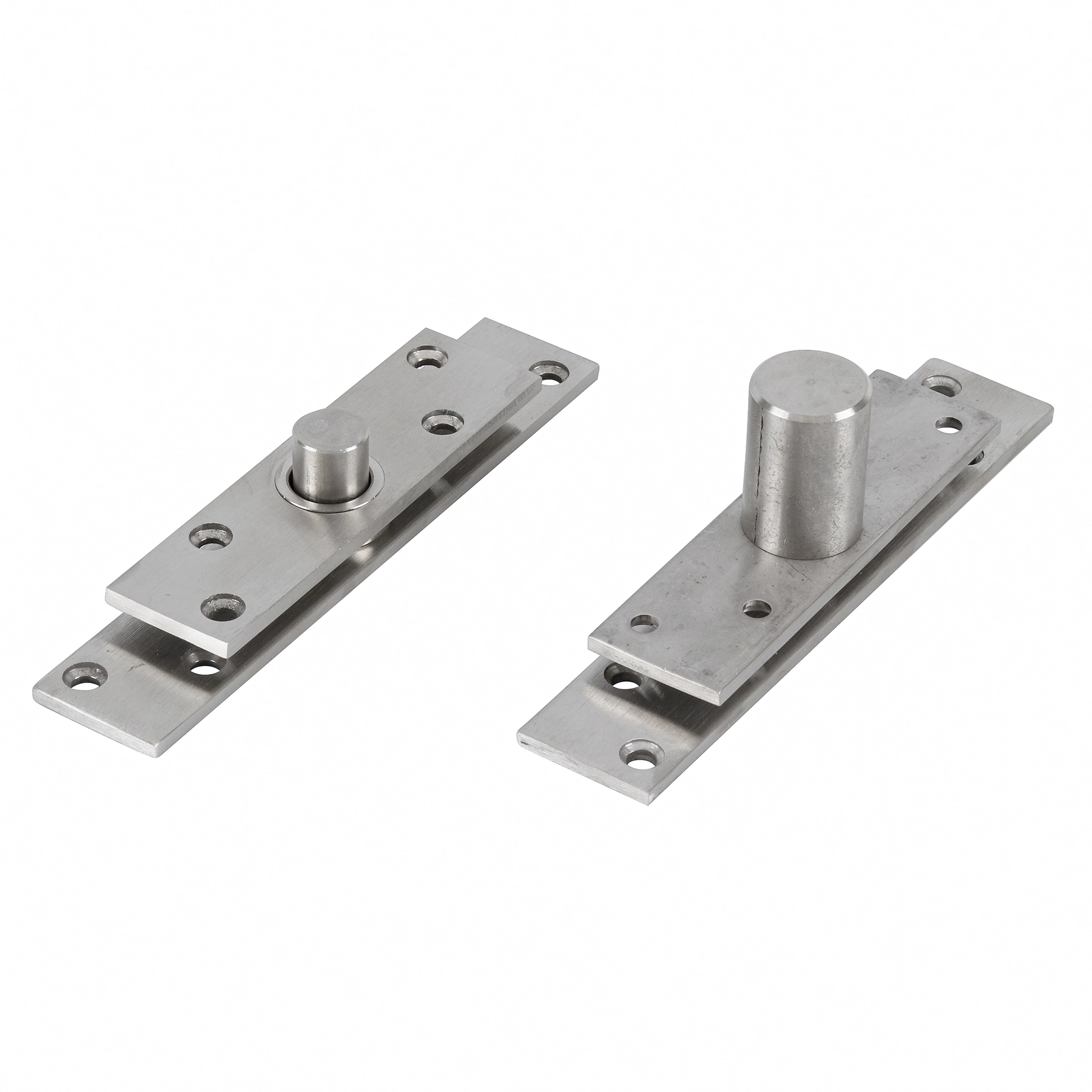 Dobradiça para Porta Pivotante em Inox Prata Geris