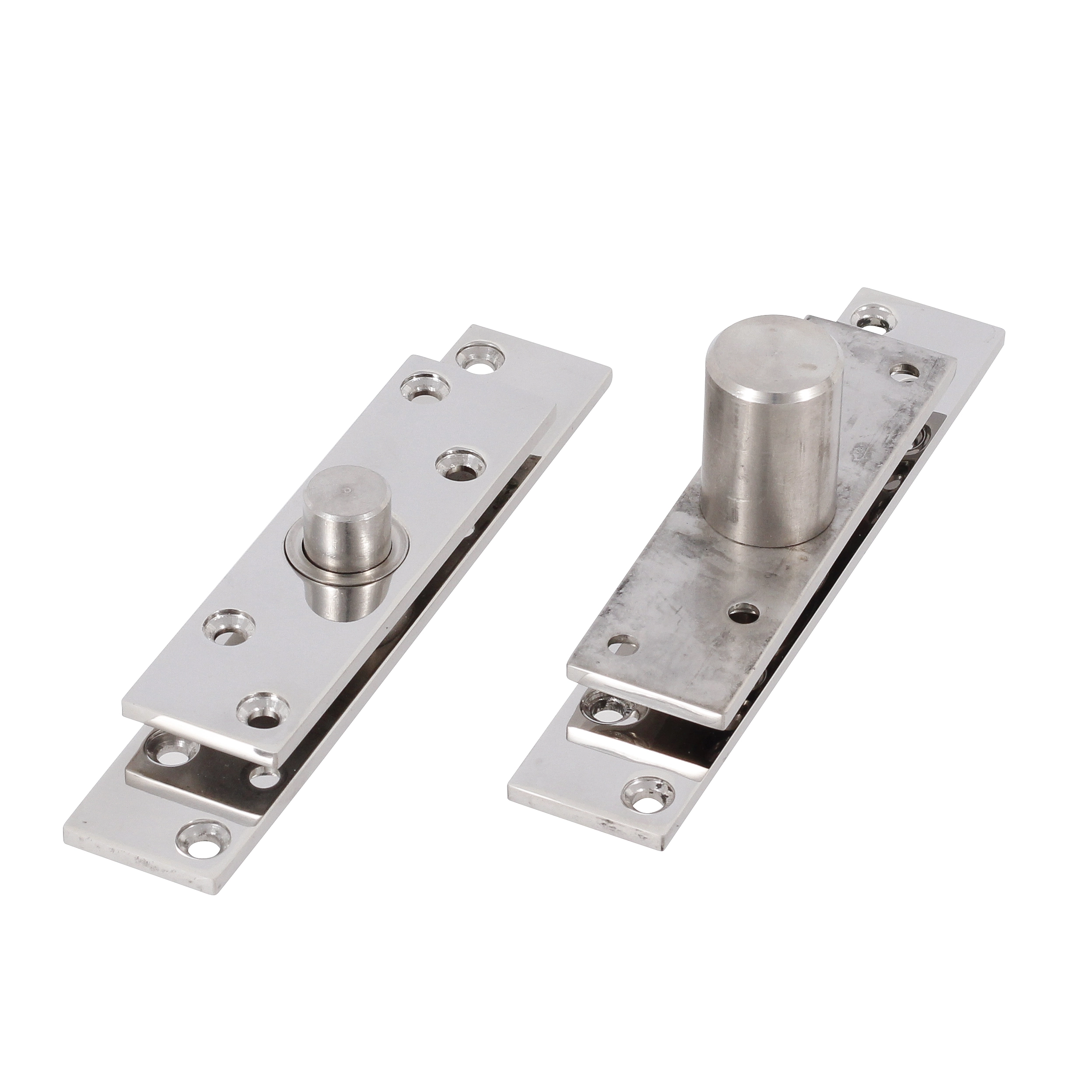 Dobradiça para Porta em Inox Prata Cromado Geris