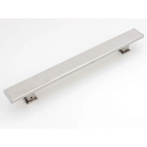 Puxador Duplo Para Porta Planus 30cm Eco Geris Prata