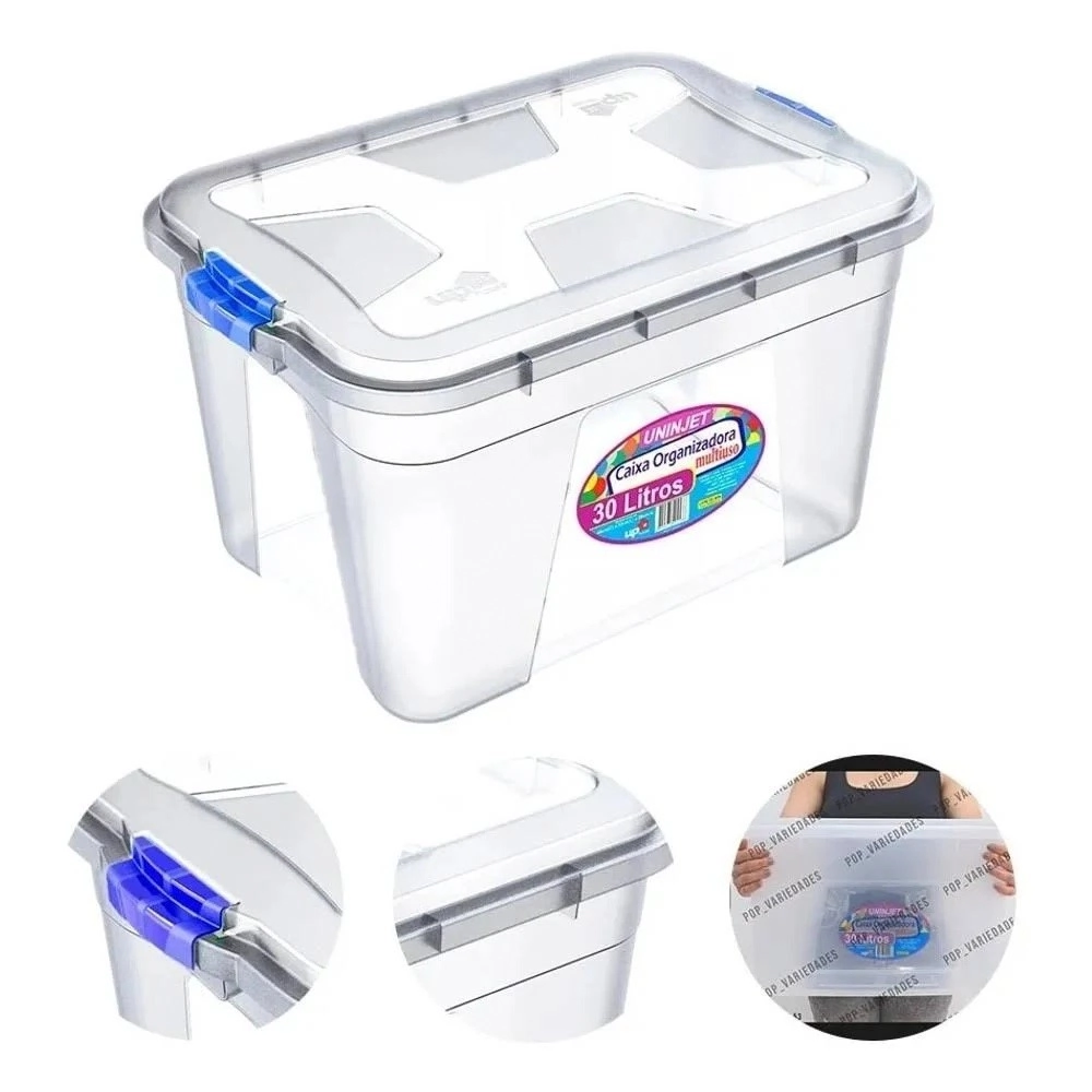 Caixa Organizadora 30l Pp Co 453 Uninjet