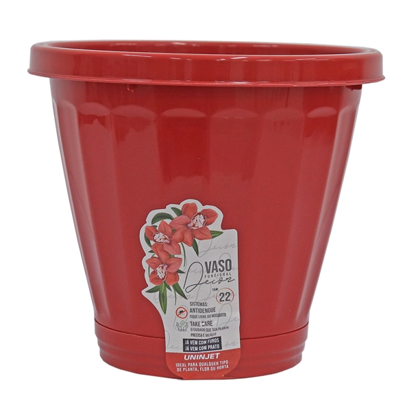 Vaso N.22 C/ Prato Pp Ve 0834