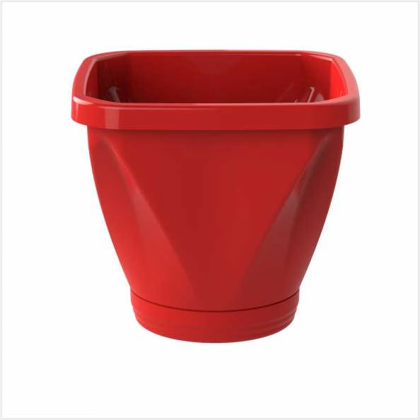Vaso Quad. N 22 C/ Prato Vermelho