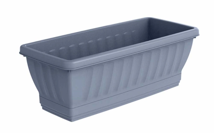 Vaso Jardineira Prato Cinza N27 1225 Uninjet