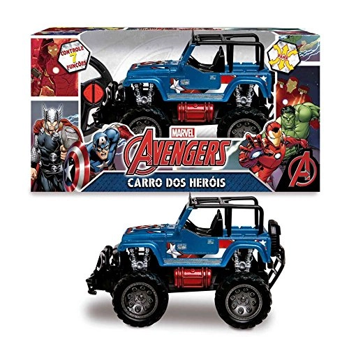 Brinq.jeep Mimo C.remoto Cap.america