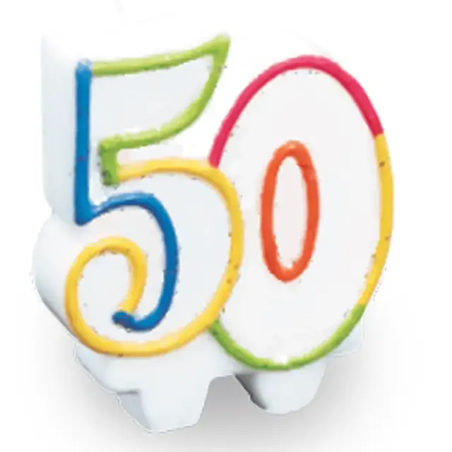 Vela De 50 Anos Festcolor