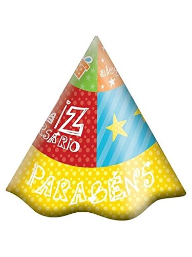 Chapeu Festcolor Feliz Aniversario C/8