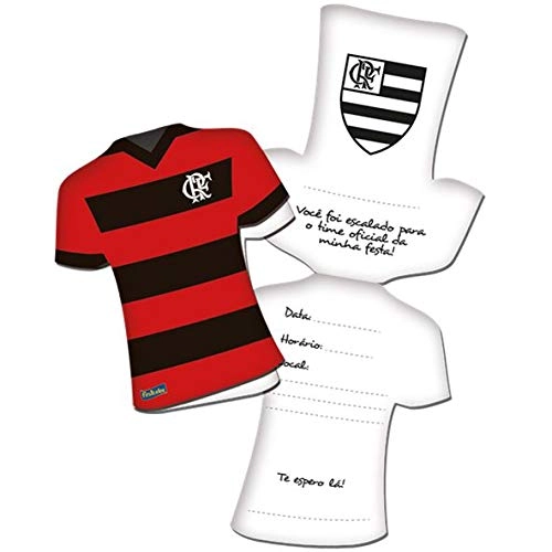 Convite Flamengo 8 Peças